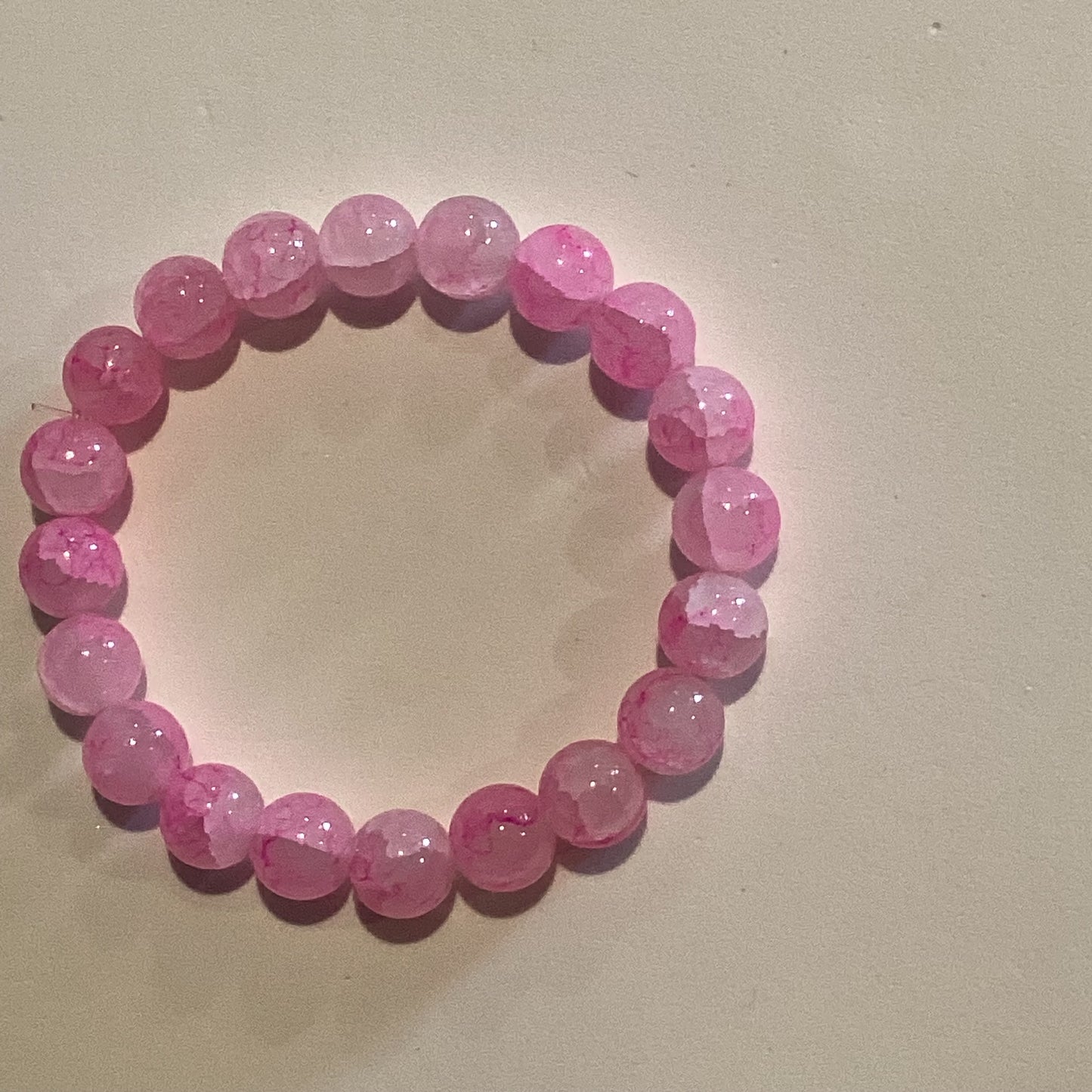 Pink Beaded Bracelet