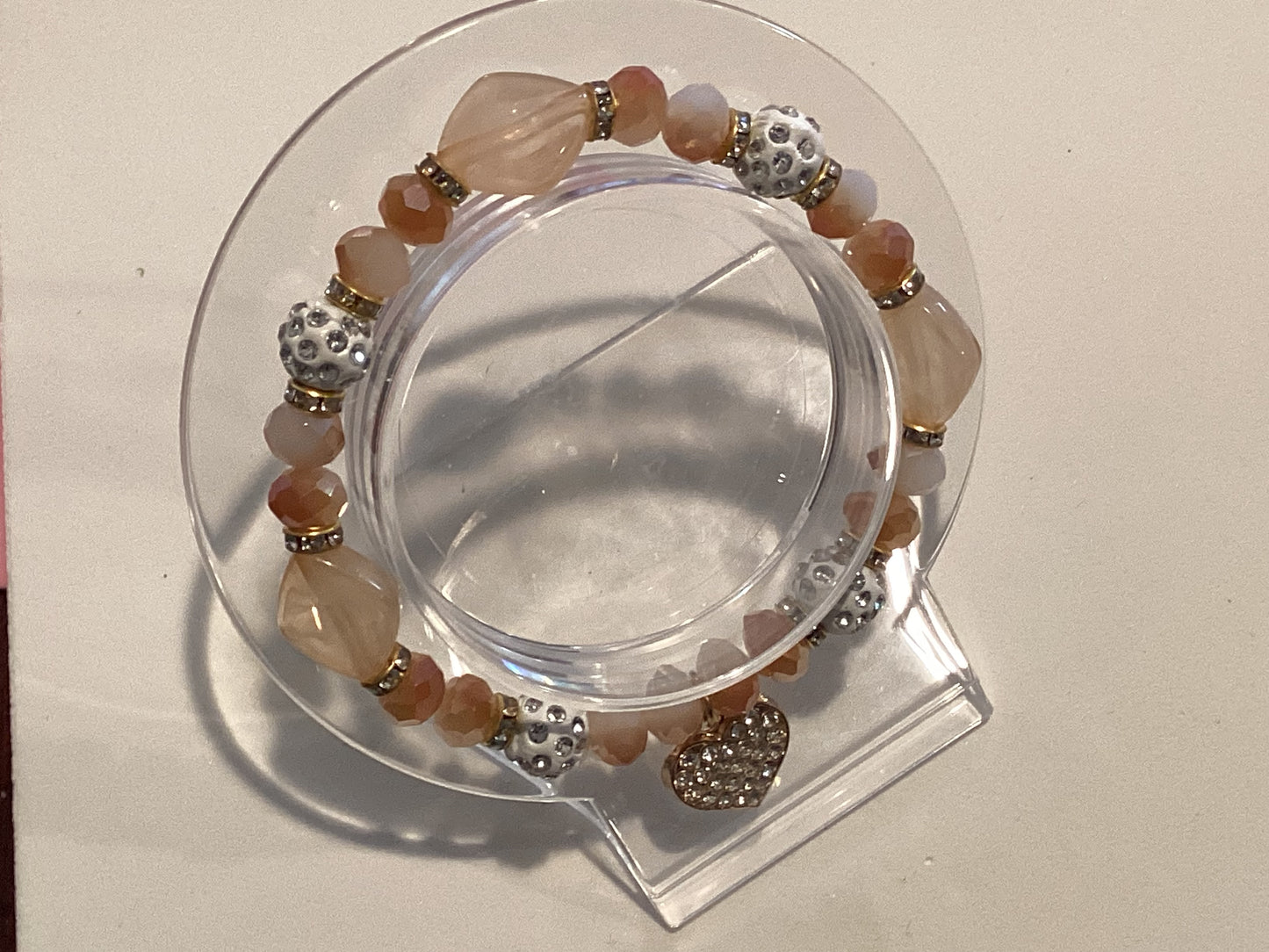 Multiple Beaded Stone Bracelet