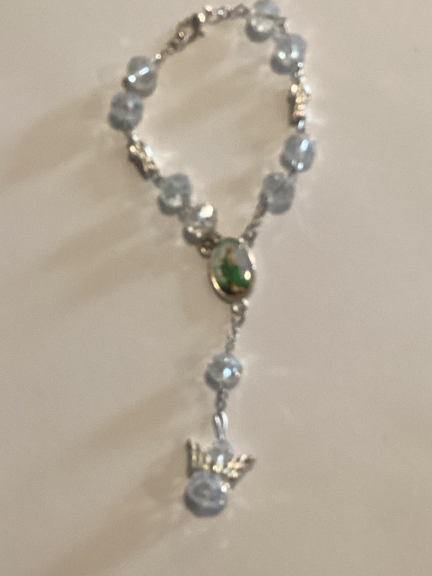CRYSTAL BEADED ROSARY