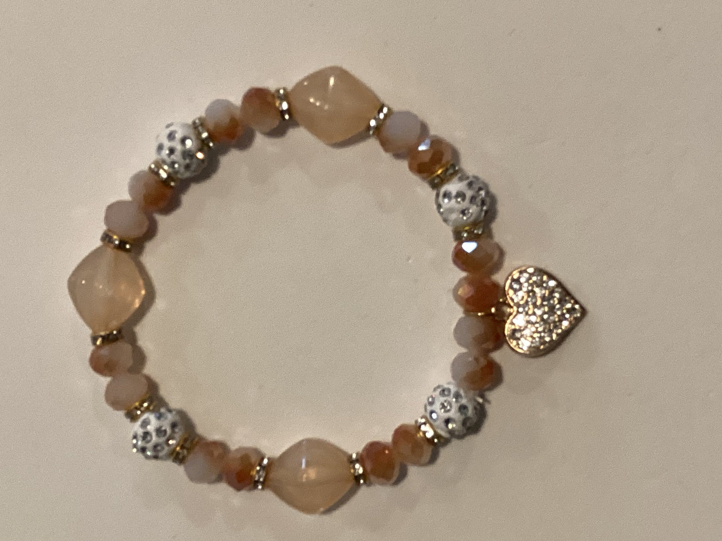 Multiple Beaded Stone Bracelet