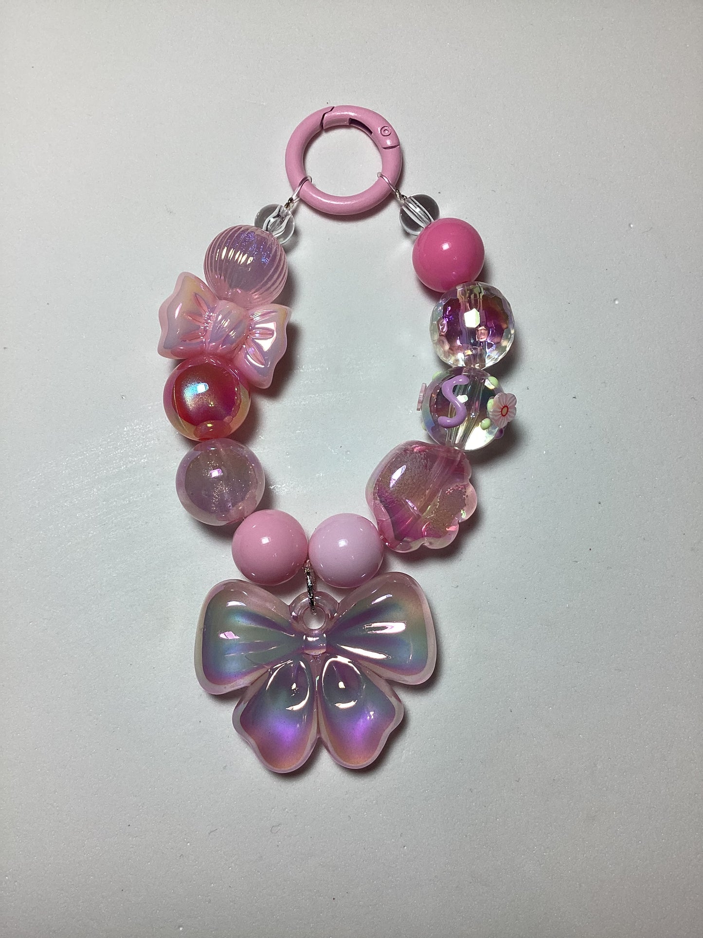 Pretty in pink phone charms