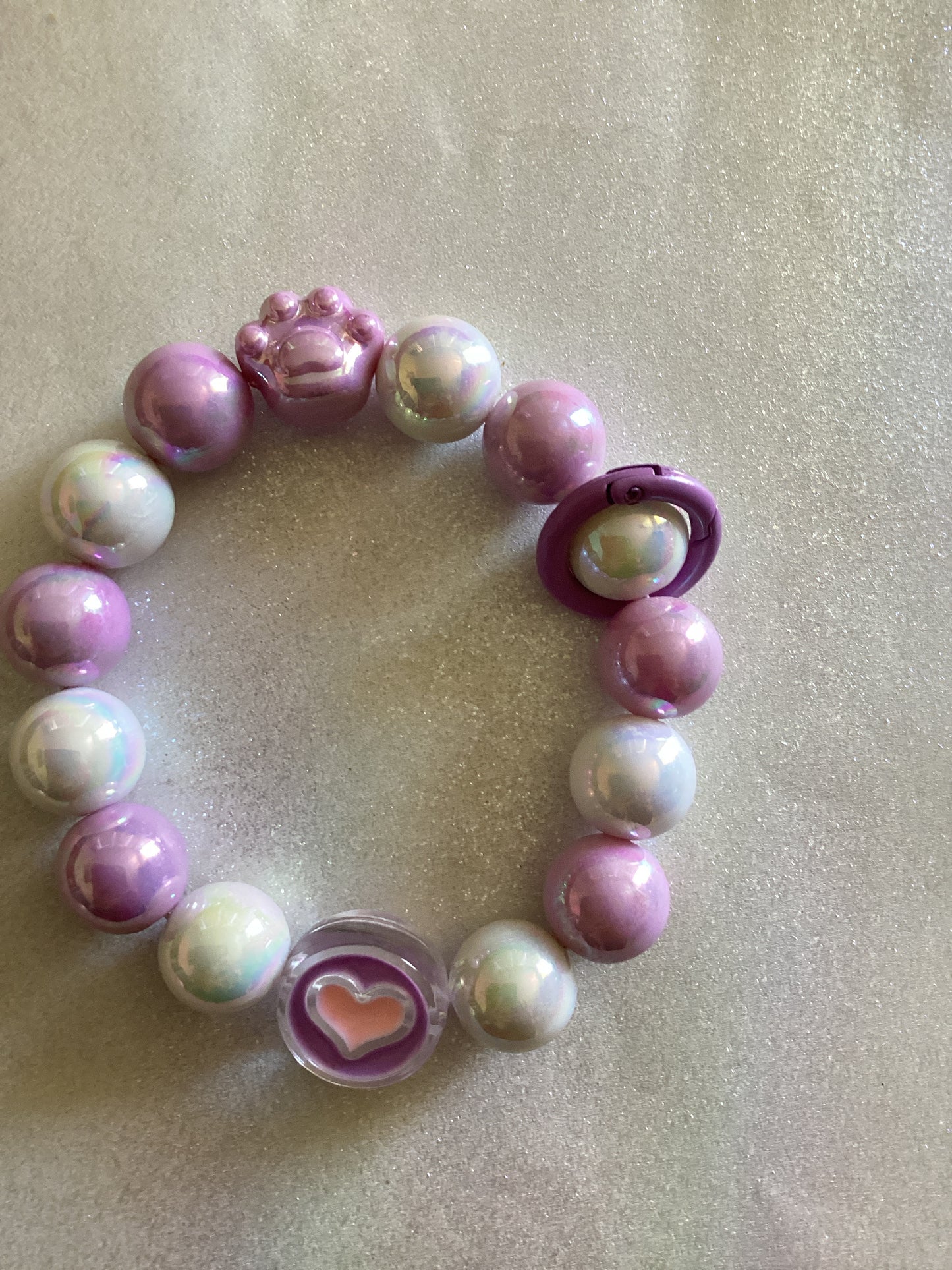Purple Phone Charm
